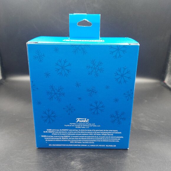 NIB 2022 Mr. Monopoly Funko Pop! Christmas Ornament Exclusive Walmart Hallmark - Picture 3 of 3